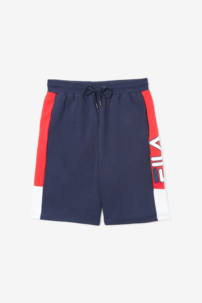 Fila Shorts Roy Mens Navy - India ZYI-657392